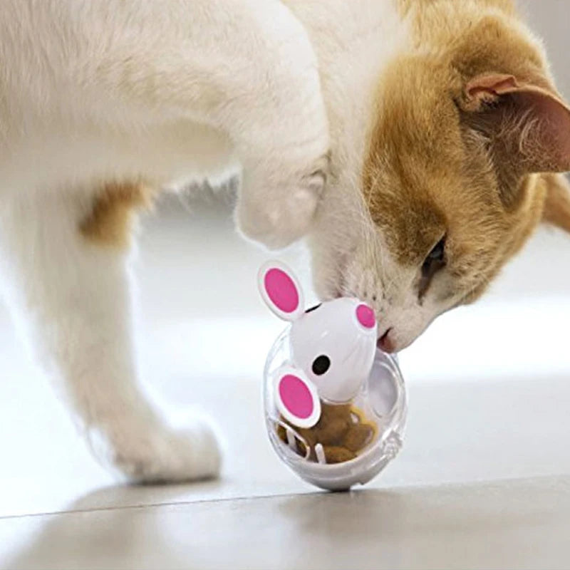 Copo de Rato - Alimentador Divertido para Gatos