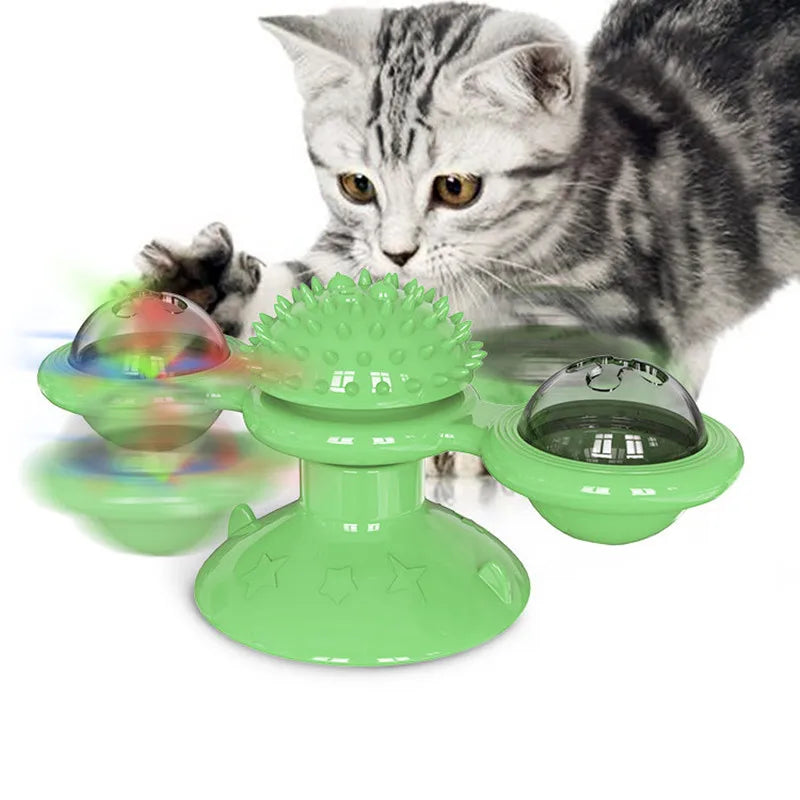 Brinquedo Interativo Giratório para Gatos