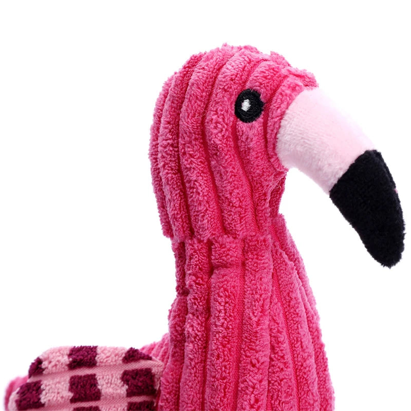 Brinquedo de Pelúcia Flamingo para Cães