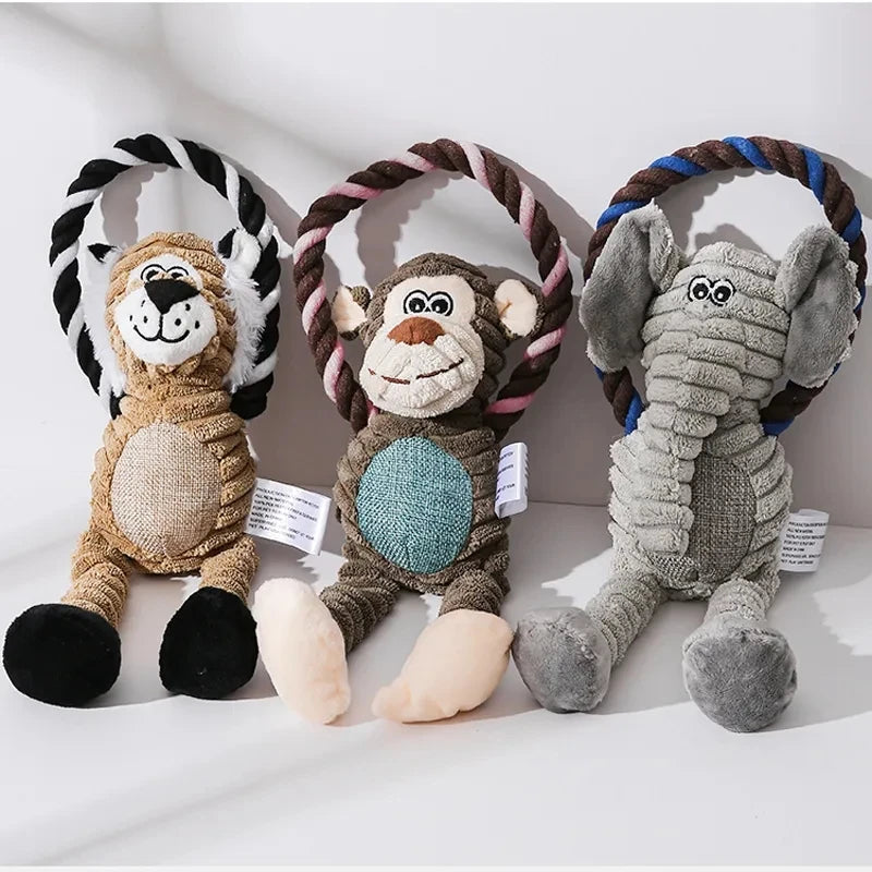 Brinquedos de Pelúcia para Cães com Alça